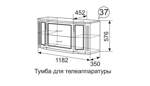 Модульная гостиная виктория 3 bms